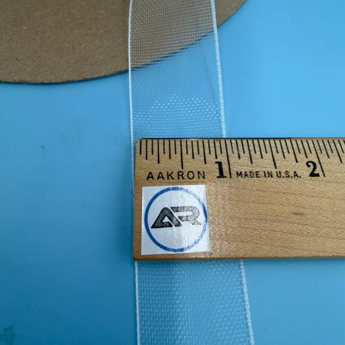 1" Transparent Monofilament Twill Tape