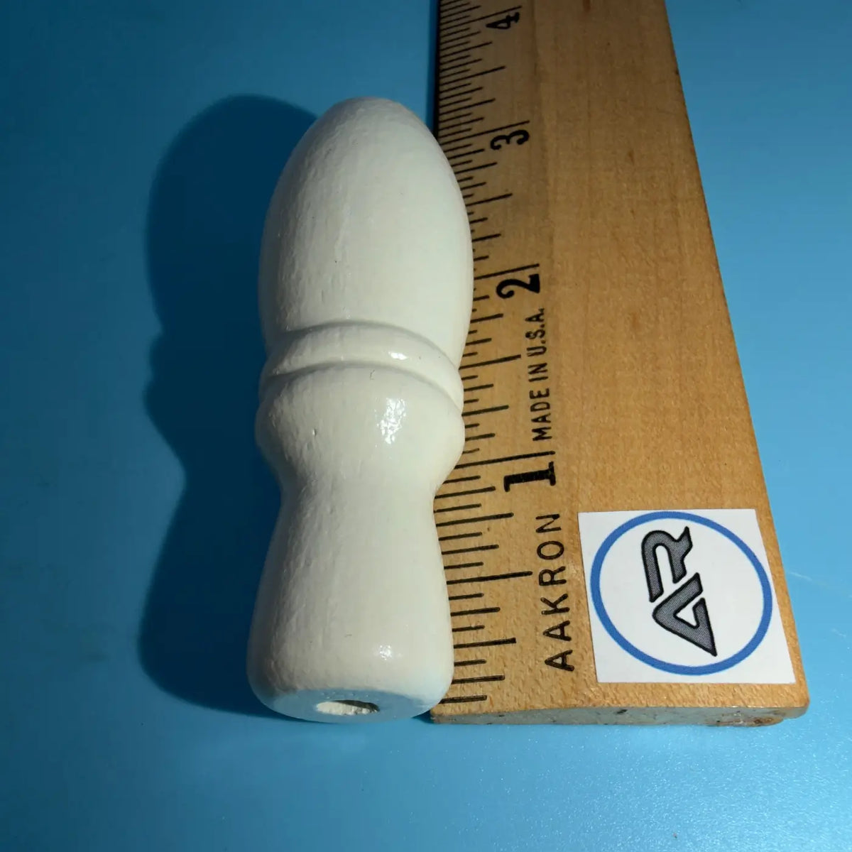 2-1/2" Wood Cord Pull Tassels for Blinds & Shades White