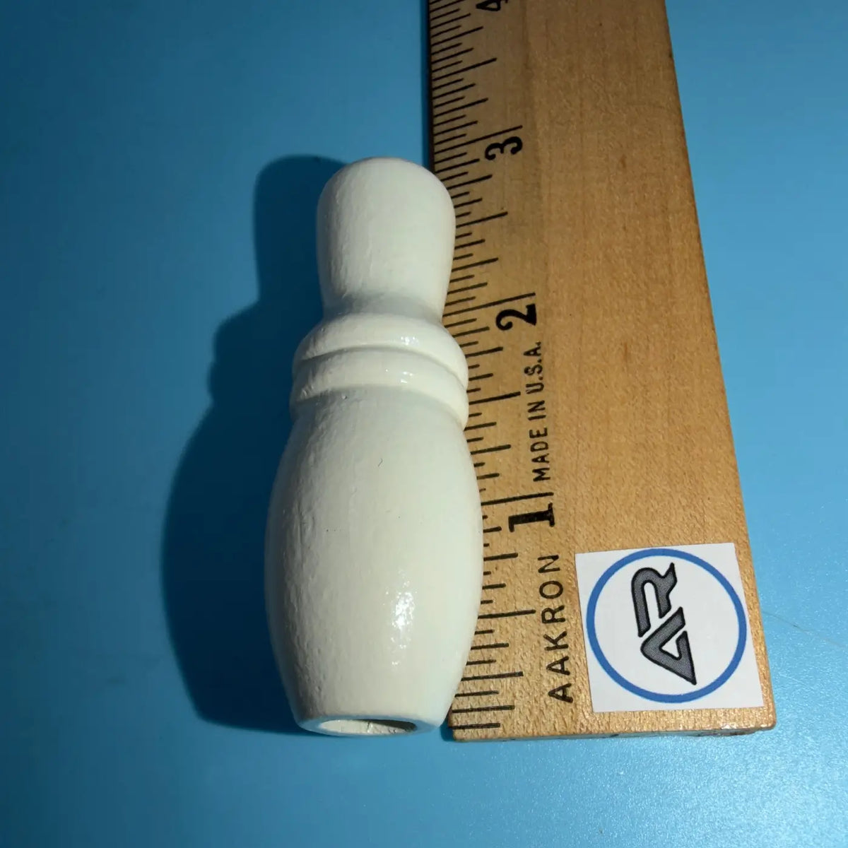 2-1/2" Wood Cord Pull Tassels for Blinds & Shades White