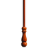 wood curtain wand drapery baton honey