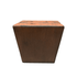 Square Wooden Furniture Leg Walnut 3" x 3.5"-2.5" -3 holes