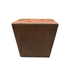 Square Wooden Furniture Leg Walnut 3" x 3.5"-2.5" -3 holes