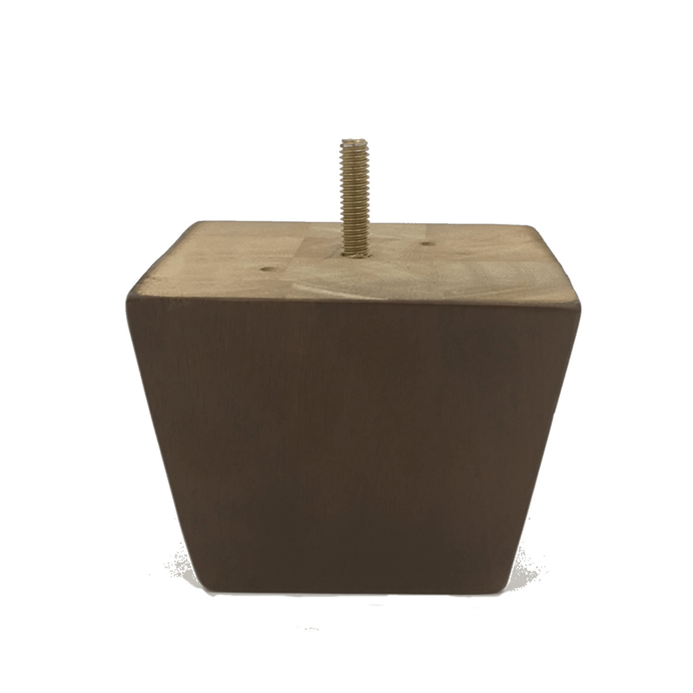 Square Wooden Furniture Leg Walnut 3" x 4"-3"
