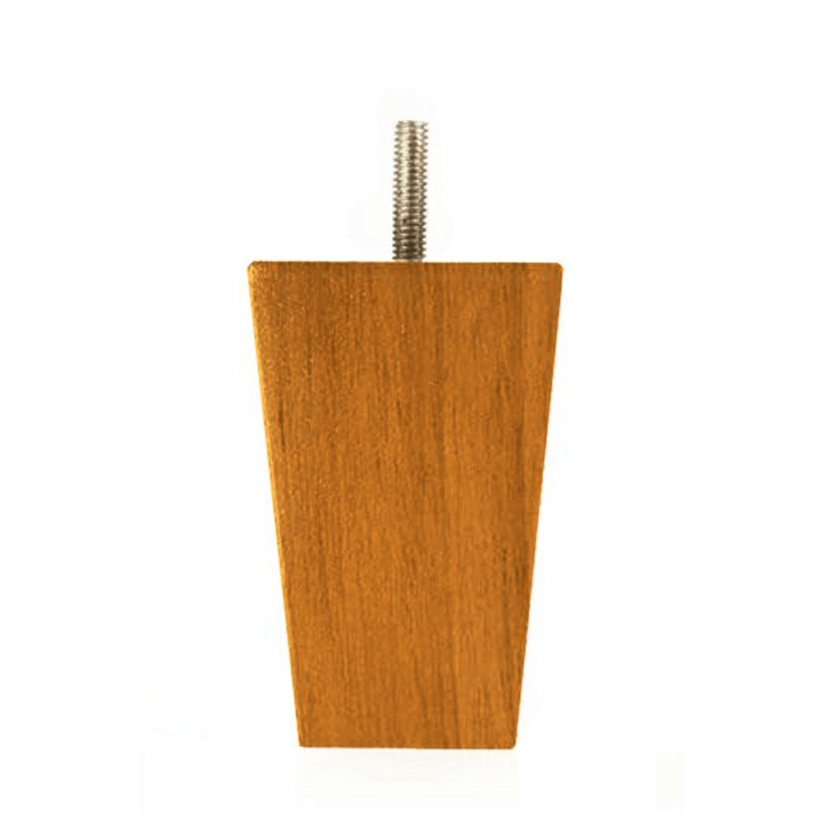 Square Wooden Furniture Leg Cherry 4" X 3.5"-2.375"