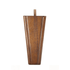 Square Wooden Furniture Leg Carved Walnut 5" x 2.25"-1.25"