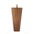 Square Wooden Furniture Leg Carved Walnut 5" x 2.25"-1.25"