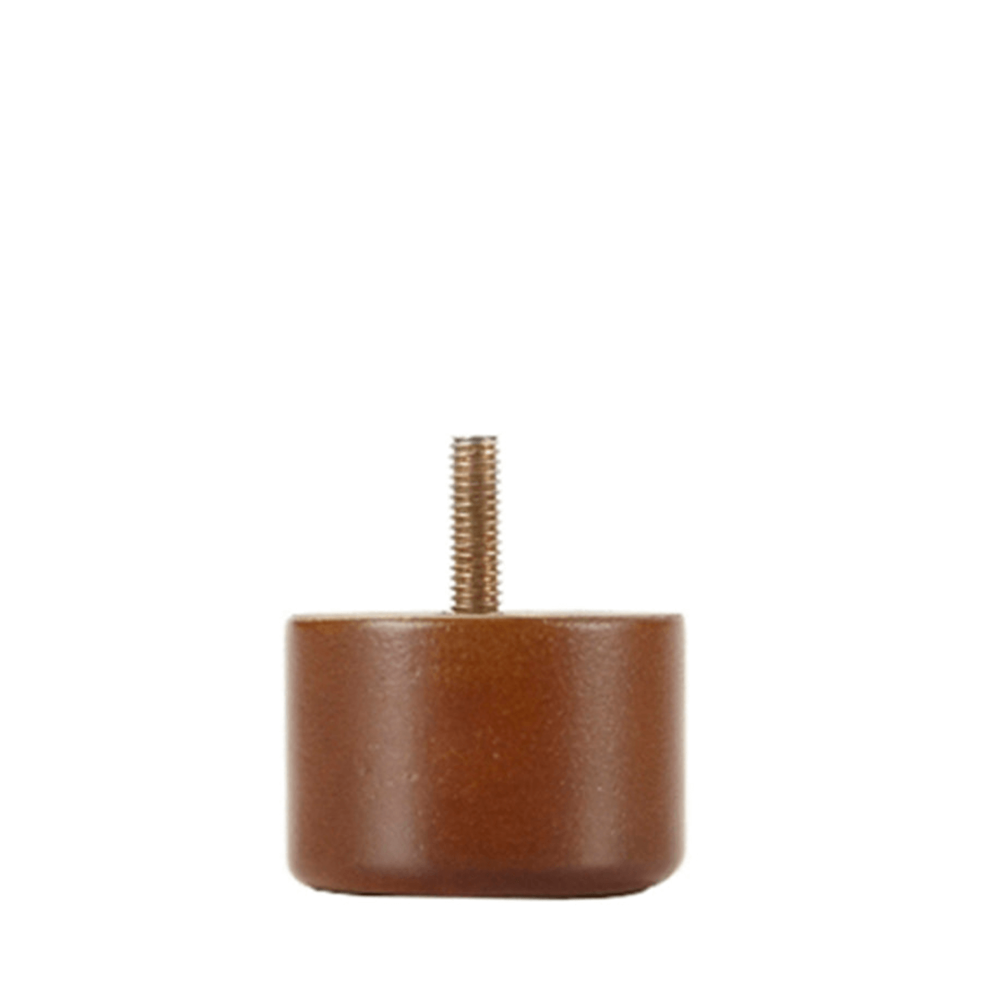 Walnut Cylinder Leg  2.25" Diam., 1.5" Tall - Decorative Furniture Wooden Legs