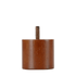 Walnut Cylinder Leg 2.25" diam., 2" Tall  Decorative Furniture Wooden Legs