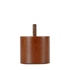 Walnut Cylinder Leg 2.25" diam., 2" Tall  Decorative Furniture Wooden Legs