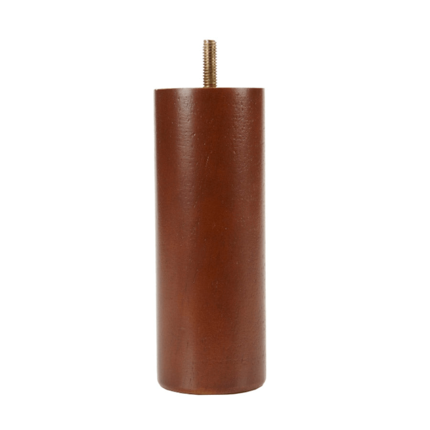 Walnut Cylinder Leg  2.25' diam. x 5" Tall   Decorative Furniture Wooden Legs