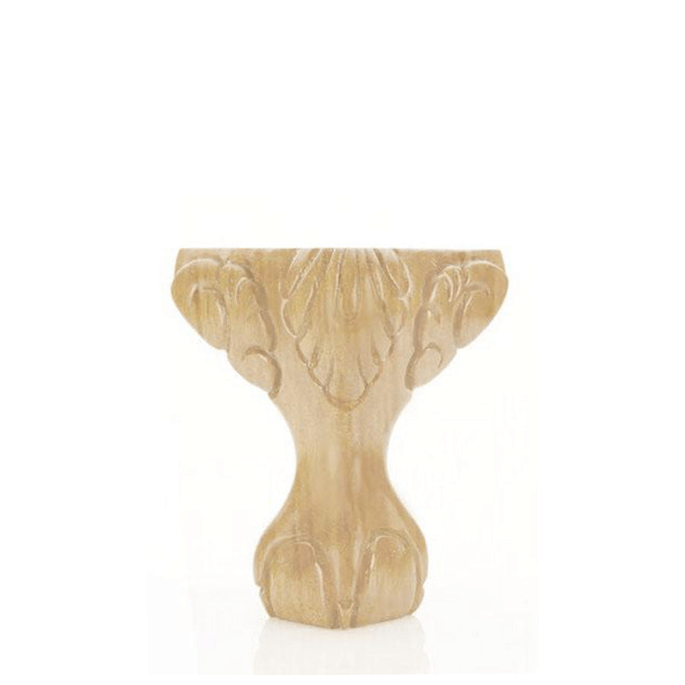 Queen Anne Claw 5.75" x 4"-2.375" -H - Decorative Furniture Wooden Legs