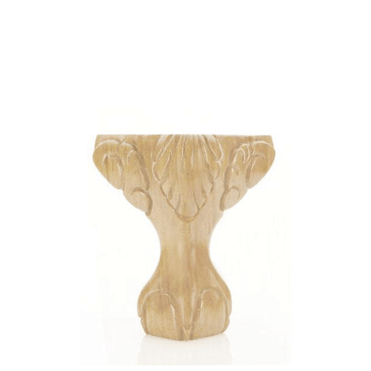 Queen Anne Claw 5.75" x 4"-2.375" -H - Decorative Furniture Wooden Legs