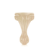 Queen Anne Claw 9.5" x (4.375"-1.25" -H - Decorative Furniture Wooden Legs