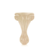 Queen Anne Claw 9.5" x (4.375"-1.25" -H - Decorative Furniture Wooden Legs
