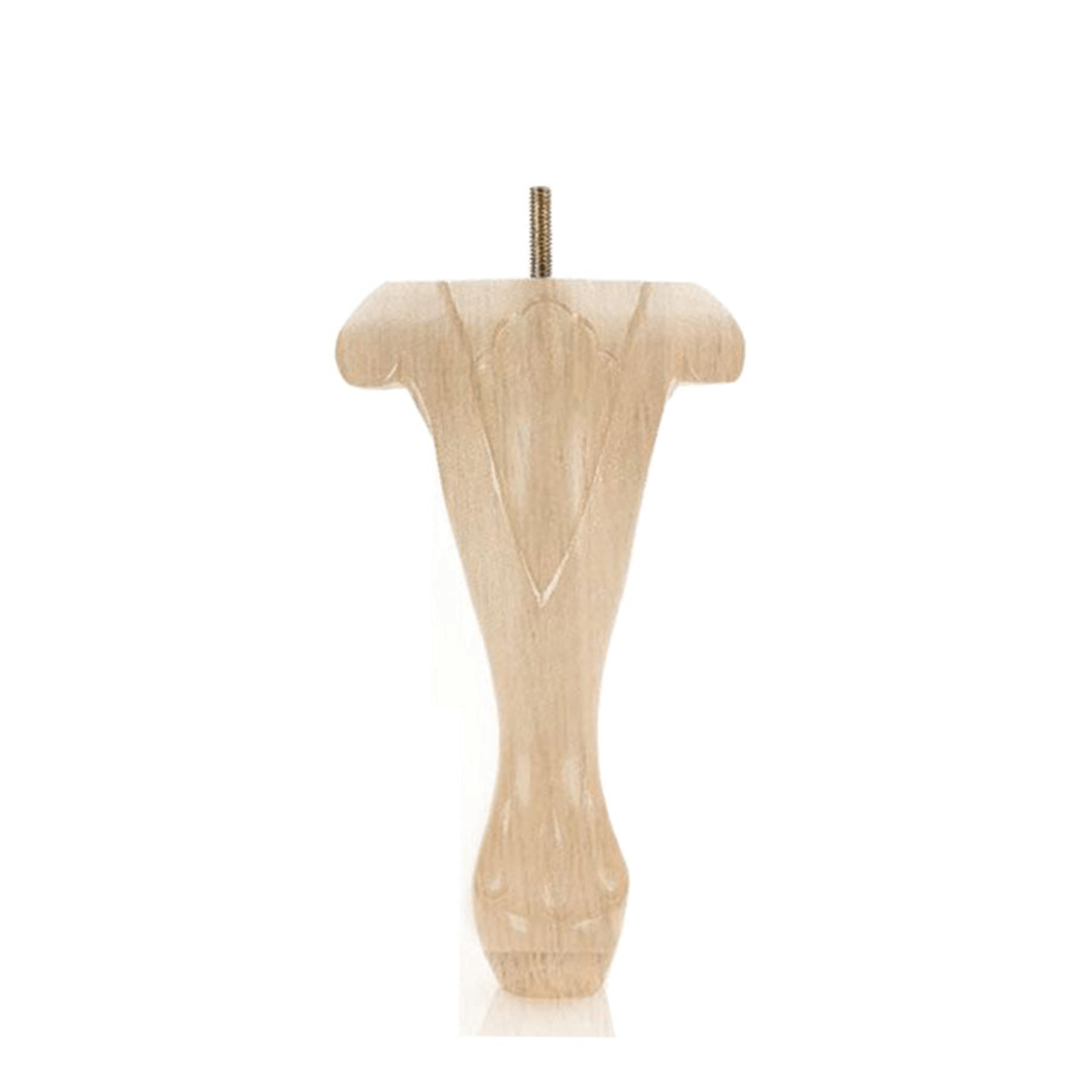 Queen Anne 9" x 5.5"-1.5" - Decorative Furniture Wooden Legs
