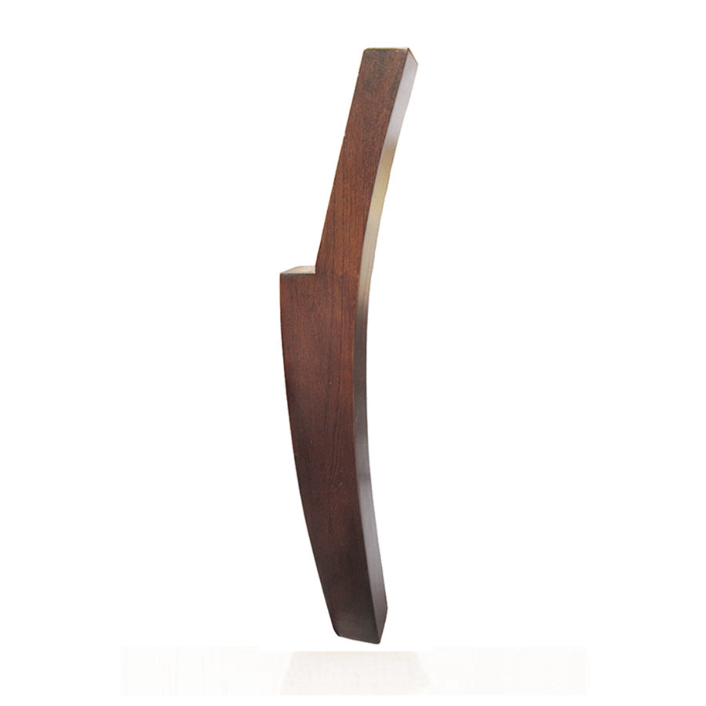 Back Leg Walnut 10.125"-15.5" x 2"-1.375" - Decorative Furniture Wooden Legs