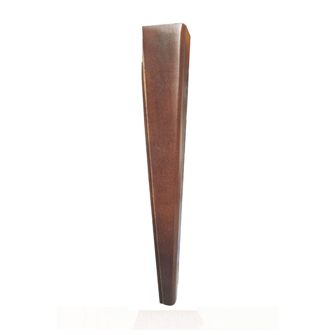 Front Leg Walnut 15.125"-12.5" x (2"-.875" - Decorative Furniture Wooden Legs