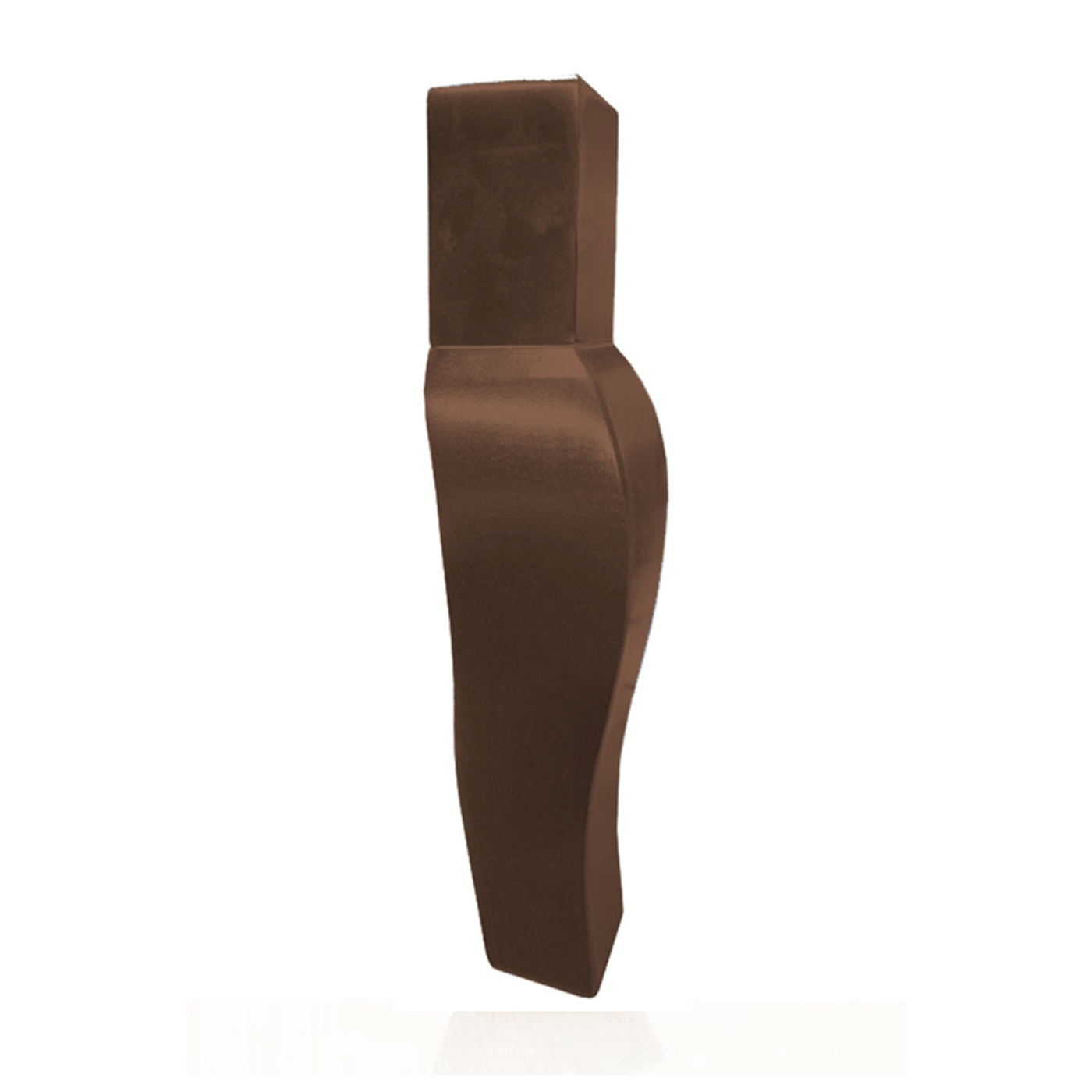Front Leg Walnut 12.25"-9.25" x 2.25"-1.625" - Decorative Furniture Wooden Legs