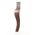 Front Leg Walnut 15.125"-15.125" x 2.375"-1.375" - Decorative Furniture Wooden Legs