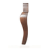 Front Leg Walnut 15.125"-15.125" x 2.375"-1.375" - Decorative Furniture Wooden Legs