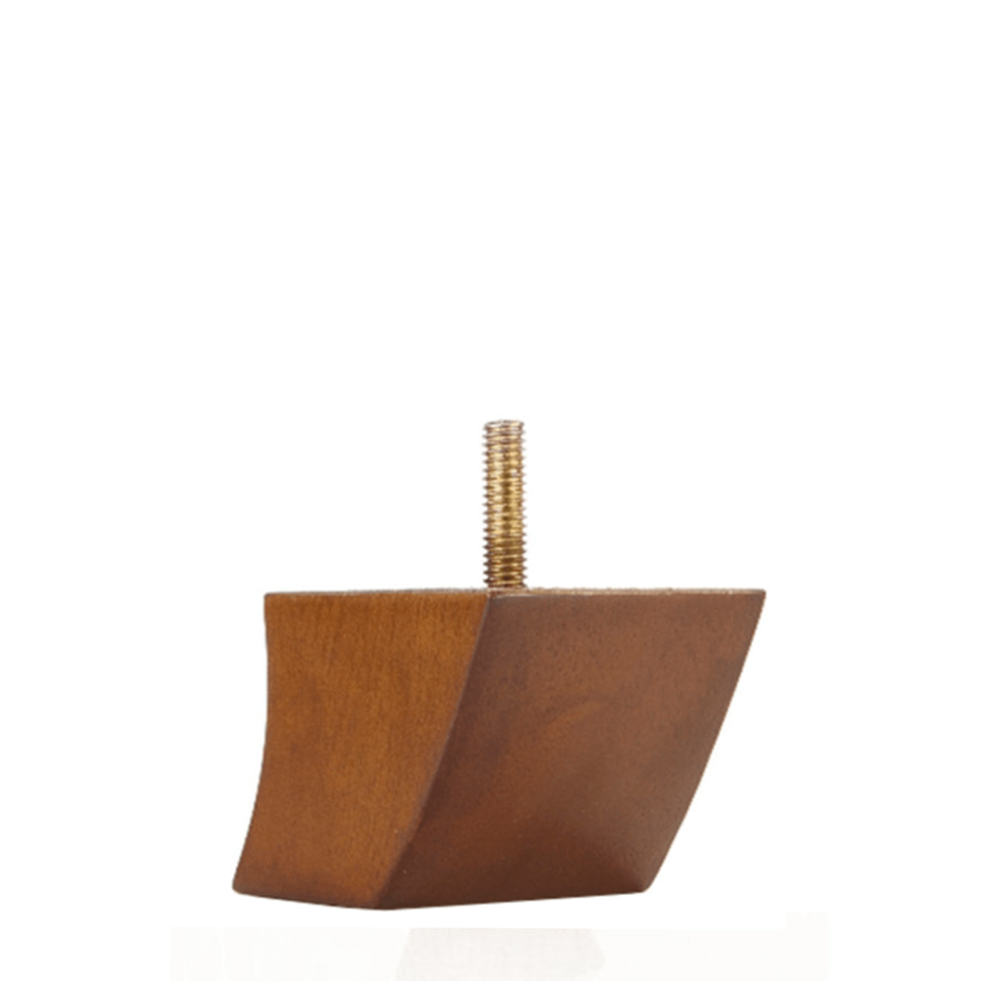 Rubberwood Leg Walnut 2" x 3" - Decorative Furniture Wooden Legs