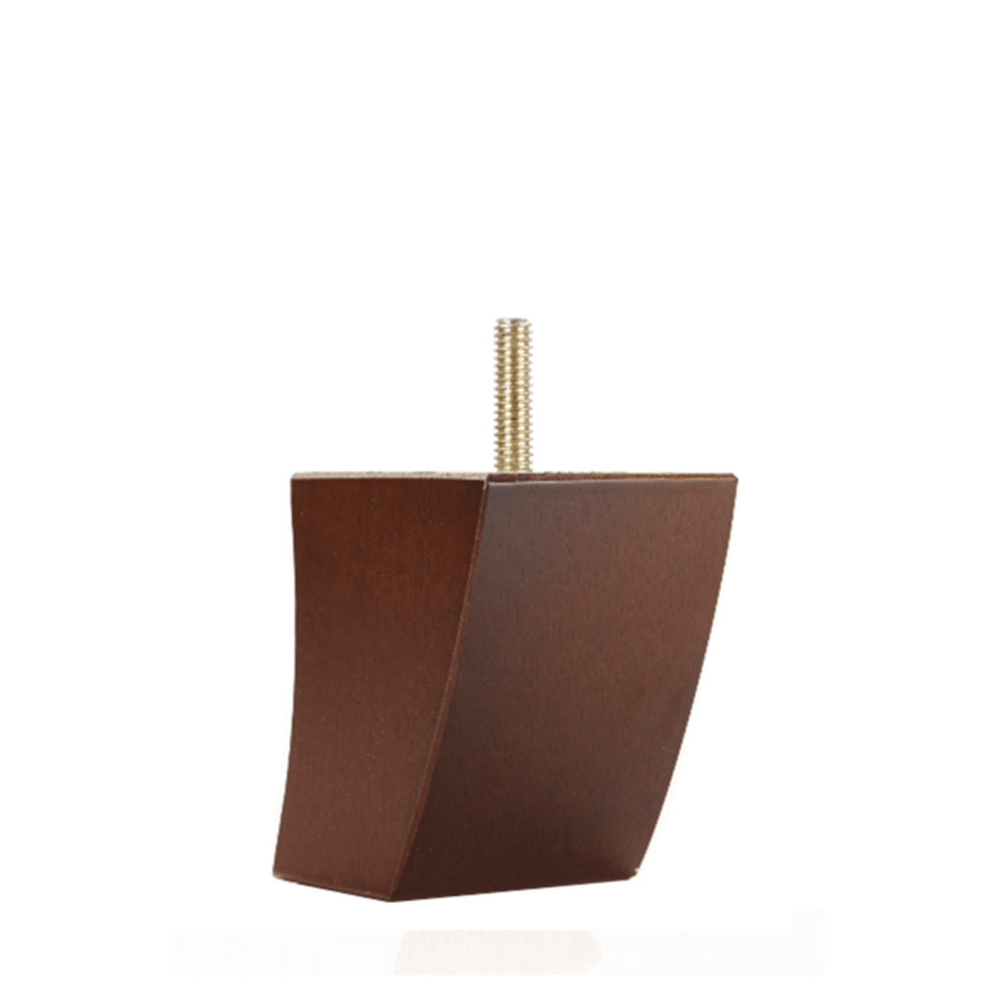 Rubberwood Leg Walnut 3" x 3" - Decorative Furniture Wooden Legs