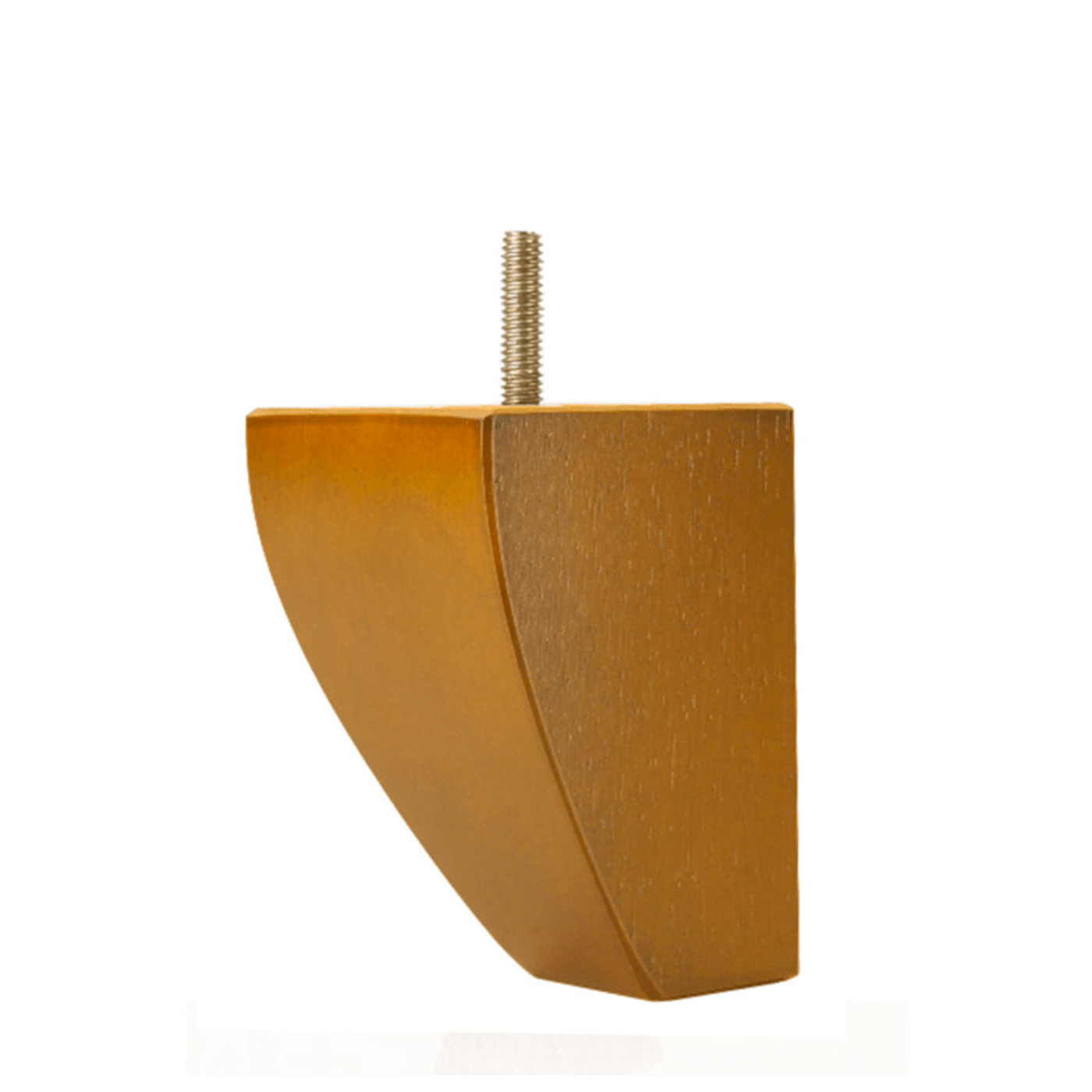 LEG CHERRY 4" X 2.625"-1.375" -BH - Decorative Furniture Wooden Legs