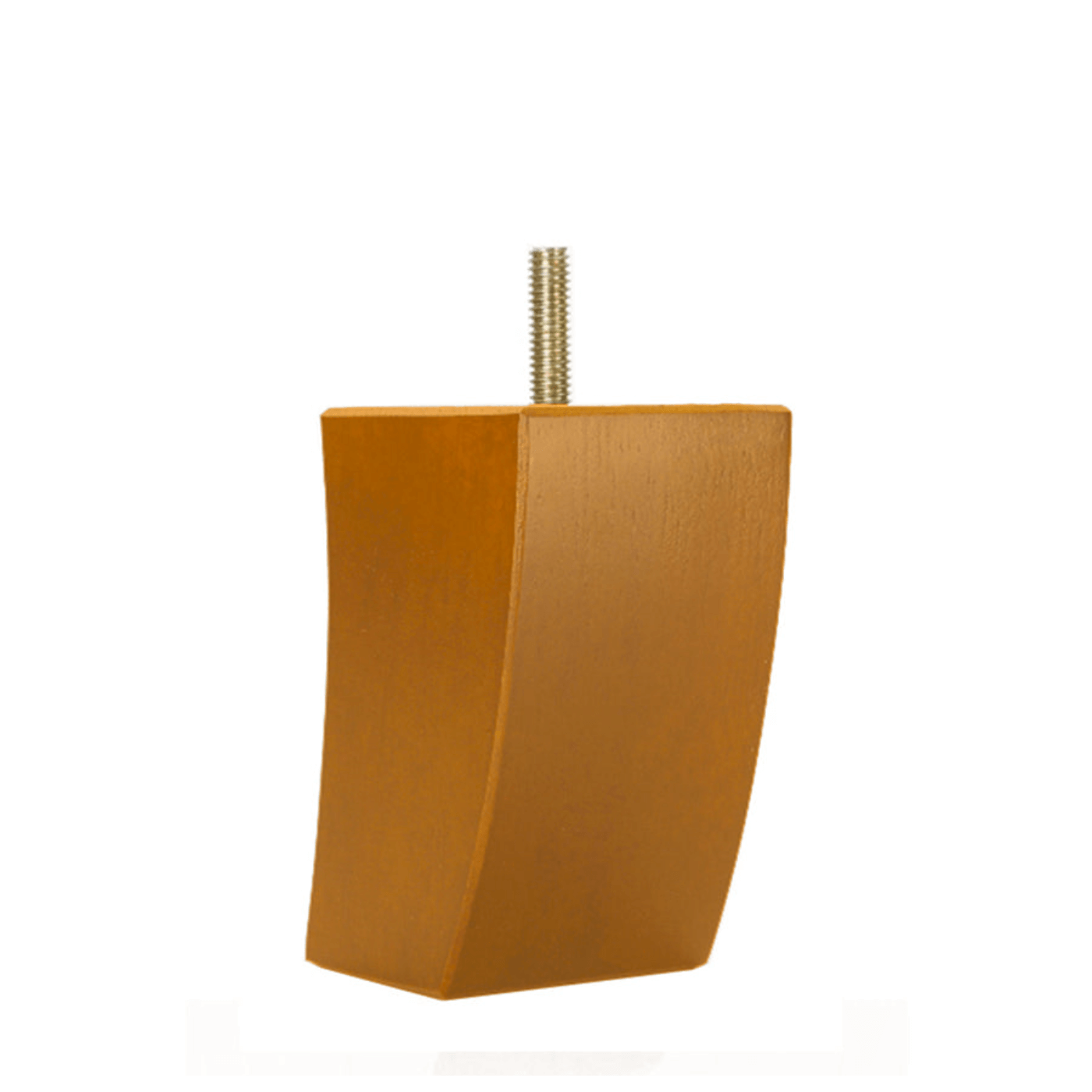 RUBBERWOOD LEG CHERRY 4" X 3" - Decorative Furniture Wooden Legs
