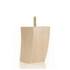 Rubberwood Leg 4" x 3" - Decorative Furniture Wooden Legs