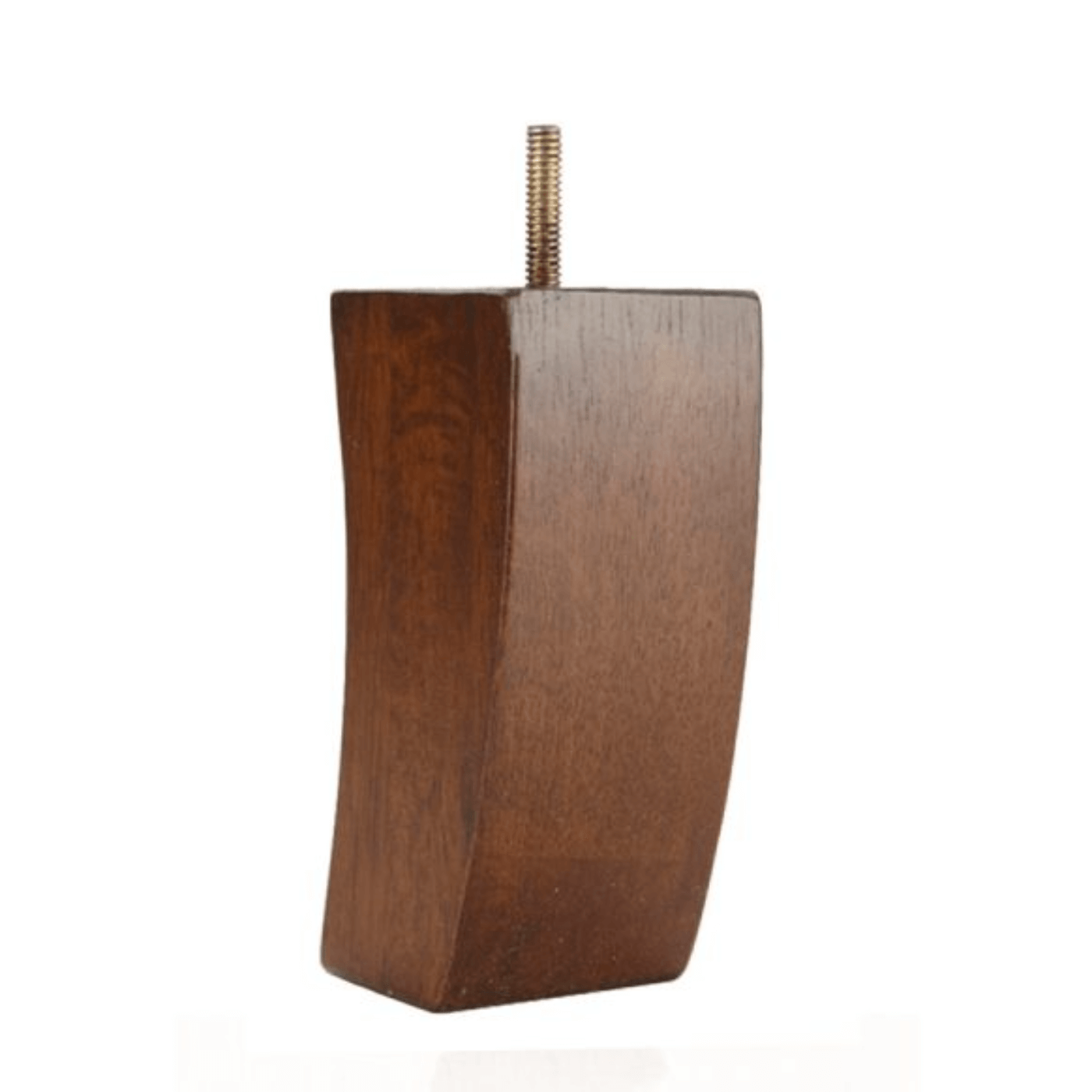 Rubberwood Leg Walnut 5" x 3"