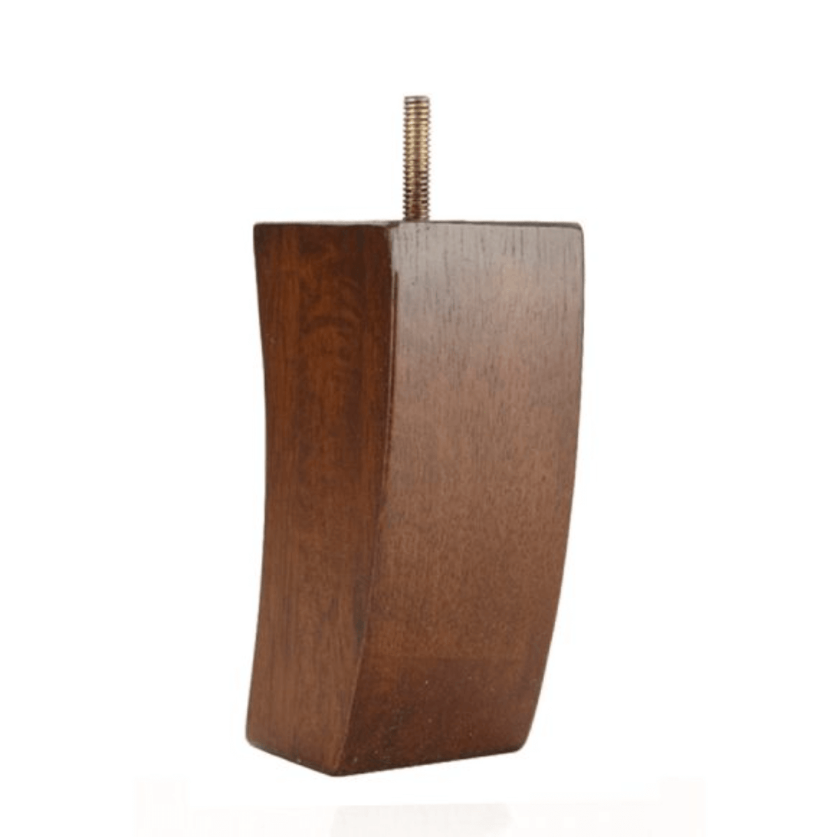 Rubberwood Leg Walnut 5" x 3"