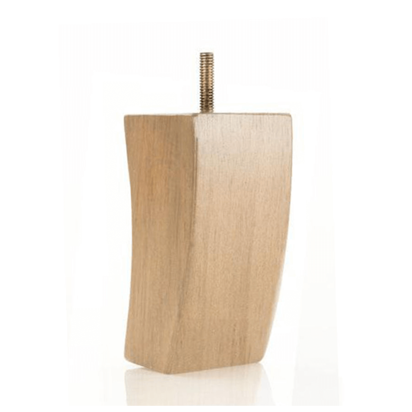 Rubberwood Leg 5" x 3" - Decorative Furniture Wooden Legs
