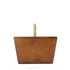 Square Walnut 2.375" x 4"-2.75" -BH - Decorative Furniture Wooden Legs