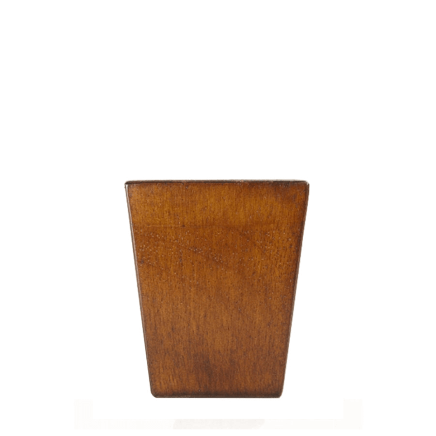 Square Leg Walnut 3" x 2.375"-1.625" -H - Decorative Furniture Wooden Legs
