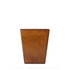 Square Leg Walnut 3" x 2.375"-1.625" -H - Decorative Furniture Wooden Legs