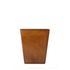 Square Leg Walnut 3" x 2.375"-1.625" -H - Decorative Furniture Wooden Legs