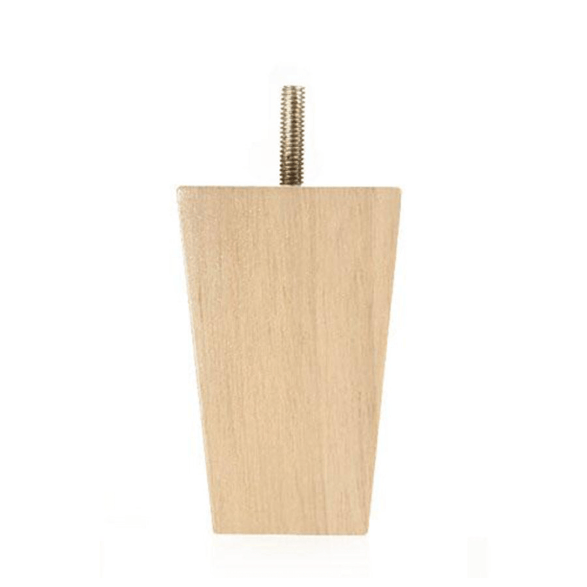 Square Leg 4" x 2.5"-1.75" - Decorative Furniture Wooden Legs