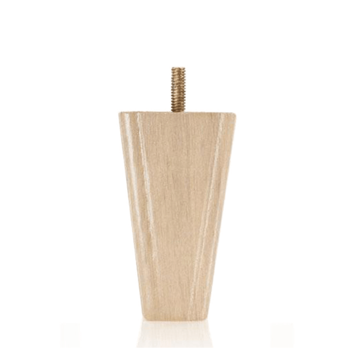 Square Leg Carved 4" x 2.25"-1.25" - Decorative Furniture Wooden Legs