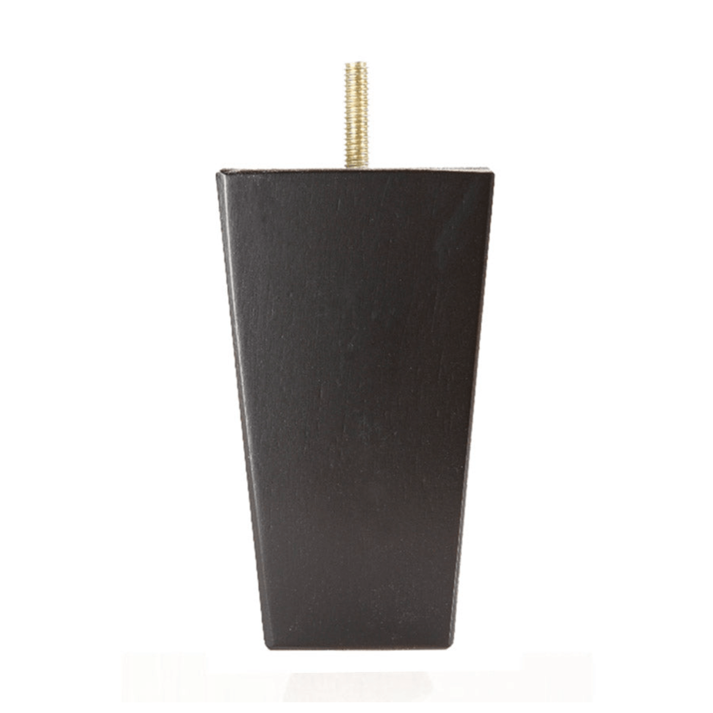 Square Leg Black 5" x 2.875"-1.875" - Decorative Furniture Wooden Legs