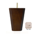Square Leg Walnut 5" x 3.5"-2.625" - Decorative Furniture Wooden Legs