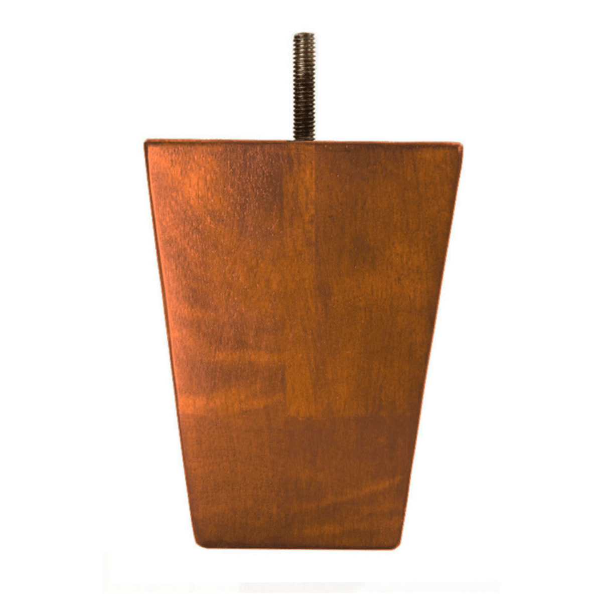 SQUARE LEG CHERRY 5" X 3.875"-2.75" -BH - Decorative Furniture Wooden Legs