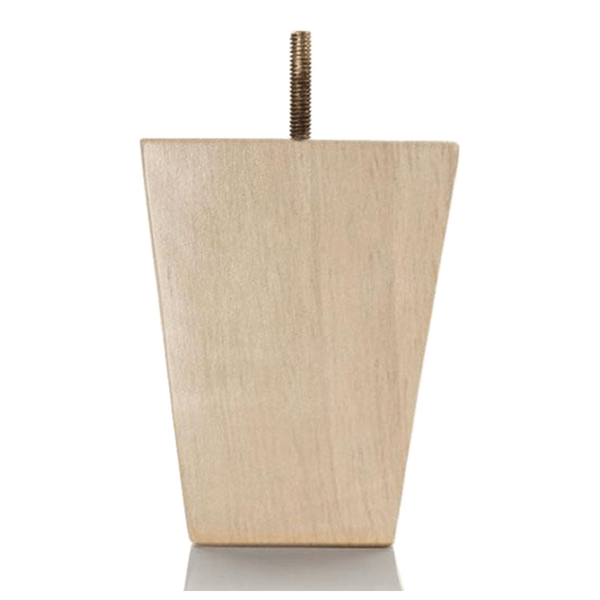 Square Leg 5" x 3.875"-2.75" -BH - Decorative Furniture Wooden Legs