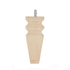 Square Leg Carved 5" x 2"-1" - Decorative Furniture Wooden Legs