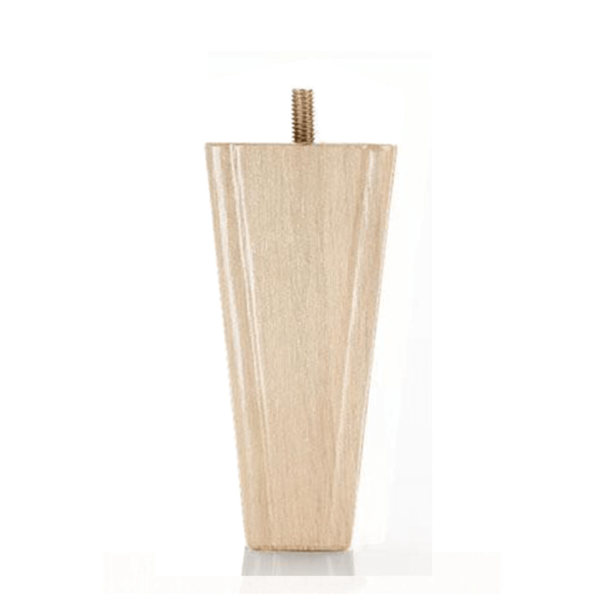 Square Leg Carved 5" x 2.25"-1.25" - Decorative Furniture Wooden Legs