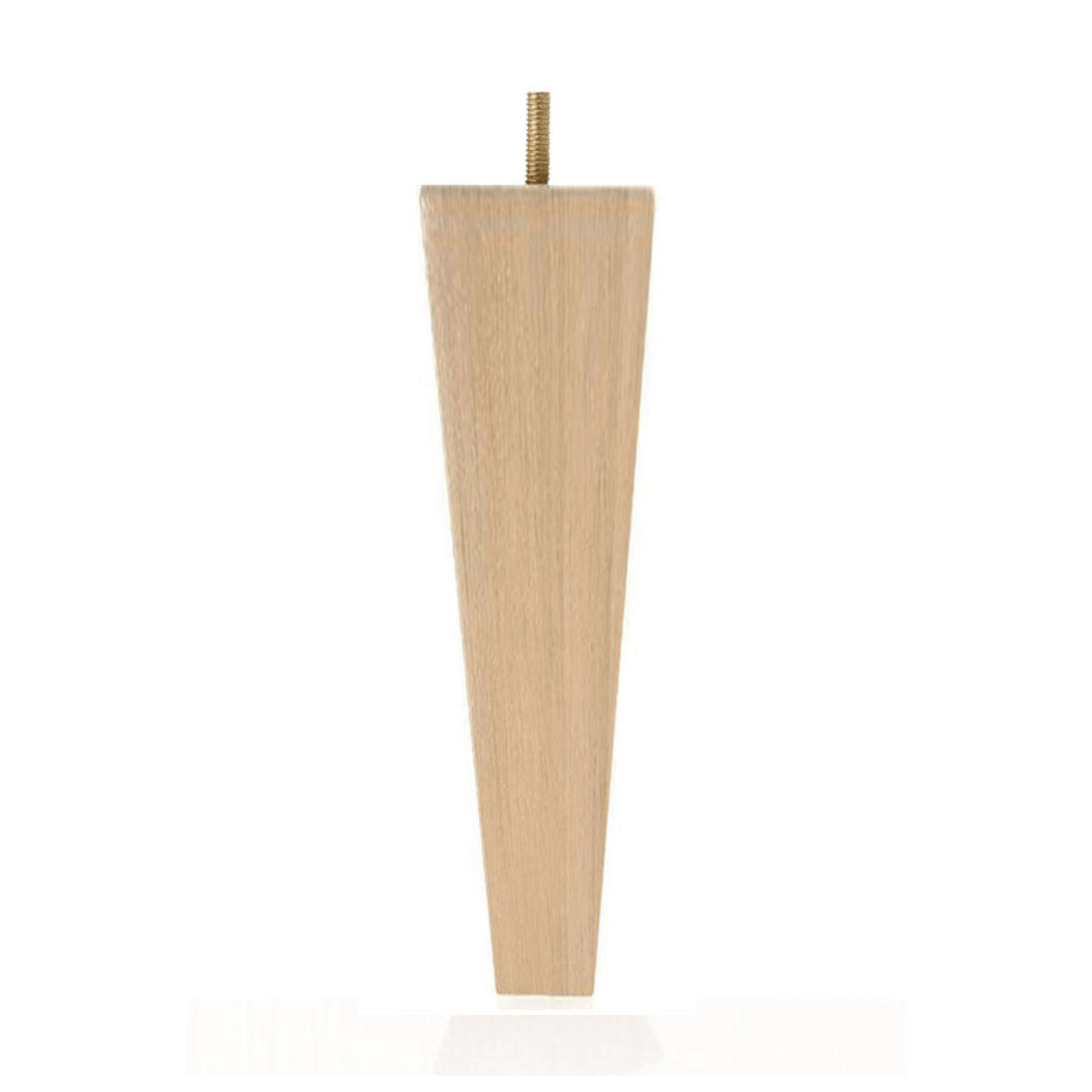 Square Leg Tapered 6" x 1.75"-.75" - Decorative Furniture Wooden Legs