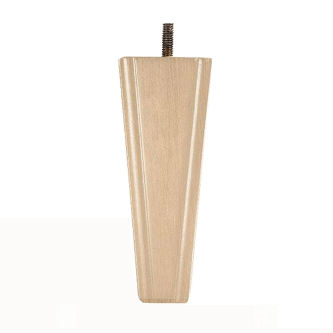 Square Leg Carved 6" x 2.25"-1.25" - Decorative Furniture Wooden Legs