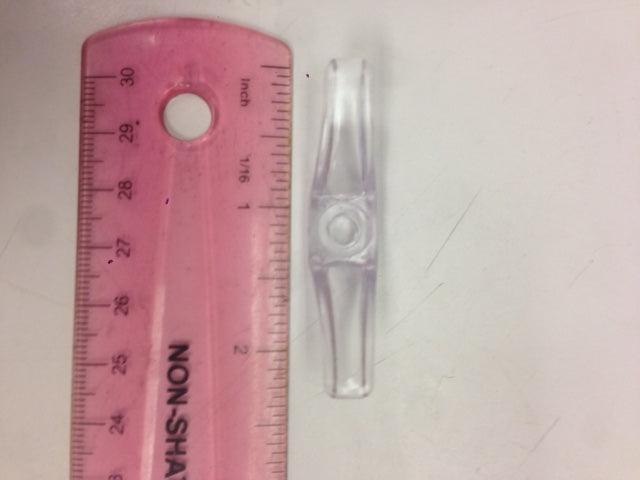 1" Lucite Cord Cleat (10 Per Bag) - Cord Cleats, Cord Hardware