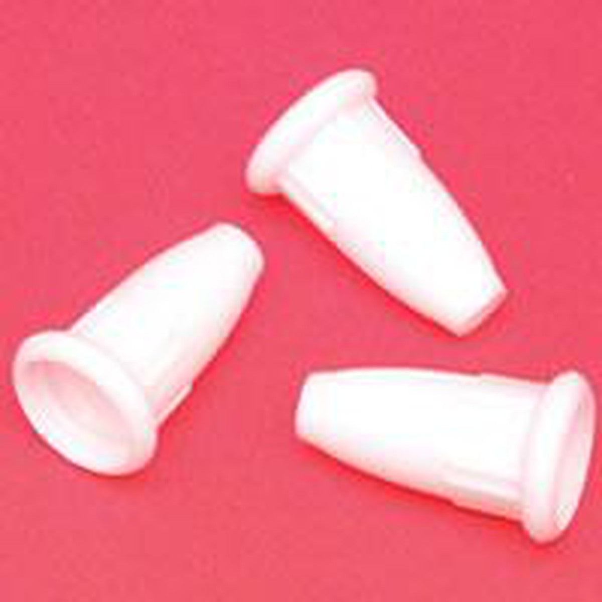 1" Plastic Cord Weight White (100/bag) - Cord Hardware