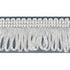 1" Rayon Loop Fringe/A01 White 24 Yards/Roll - Conso Trimming