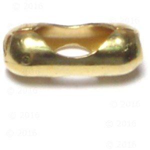#10 Polished Brass Connectors - 10 Per Bag - Alan Richard Textiles, LTD #10 Metal Control Chain
